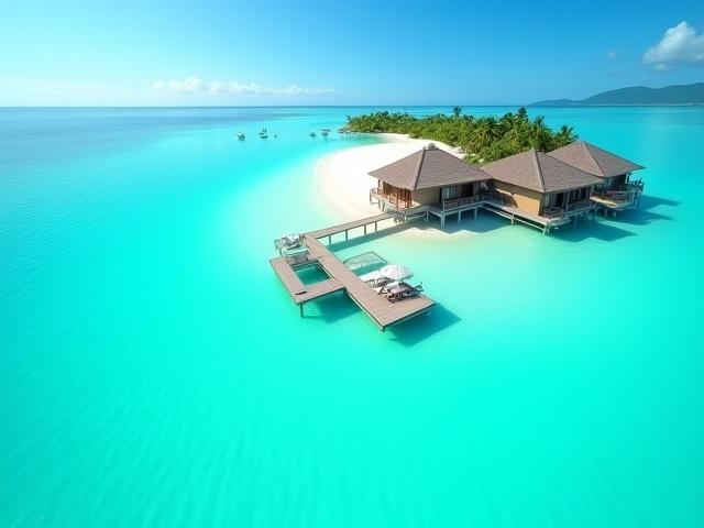 Overwater bungalow i Bora Bora